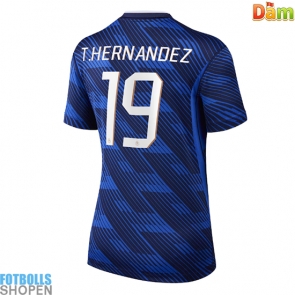 Billiga Frankrike Theo Hernandez #19 Hemmatröja Dam VM 2026 Kortärmad